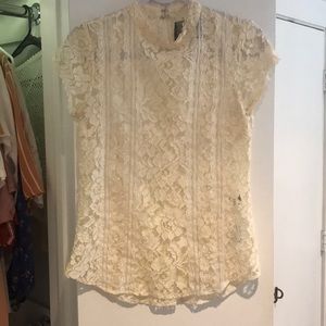 Reformation lace top